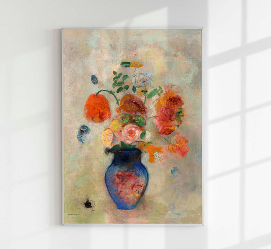 Large Vase with Flowers by Odilon Redon