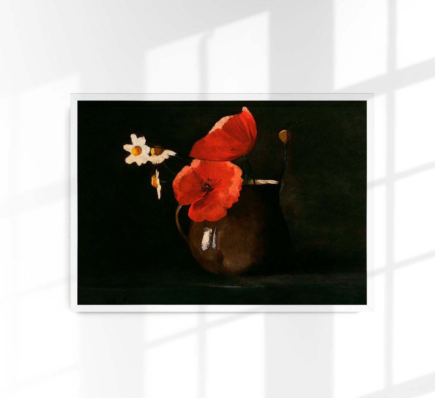 Poppies and Daisies by Odilon Redon