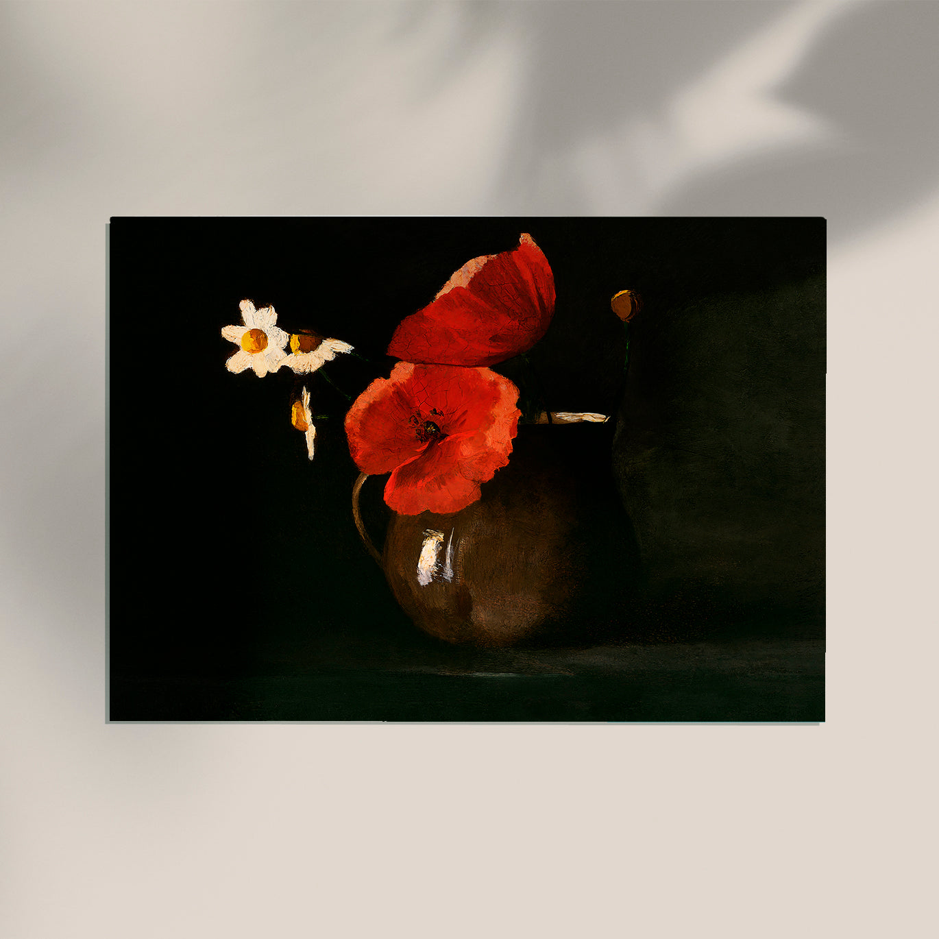 Poppies and Daisies by Odilon Redon