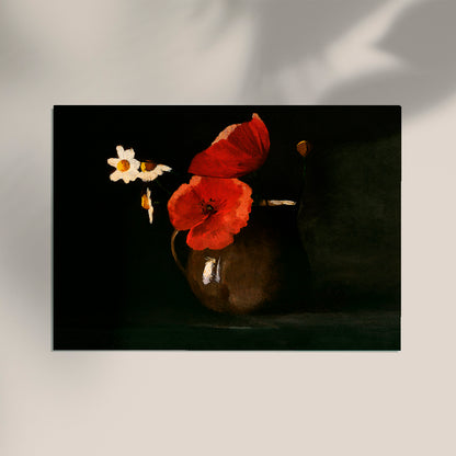 Poppies and Daisies by Odilon Redon