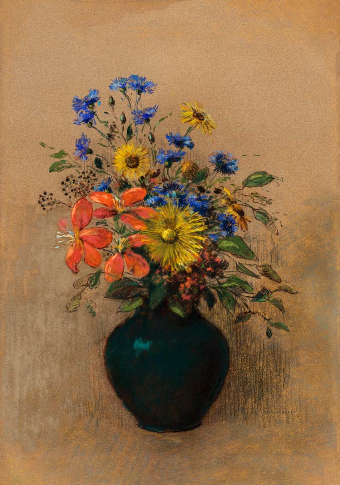 Wildflowers by Odilon Redon