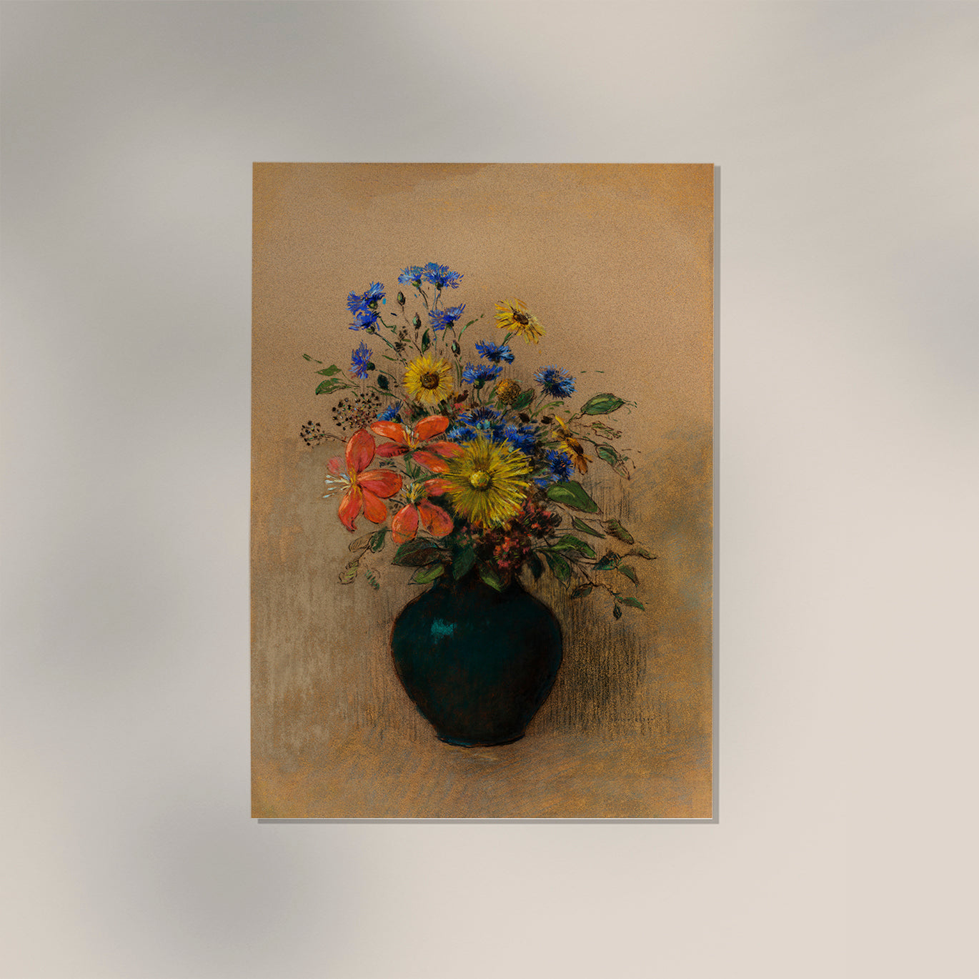 Wildflowers by Odilon Redon