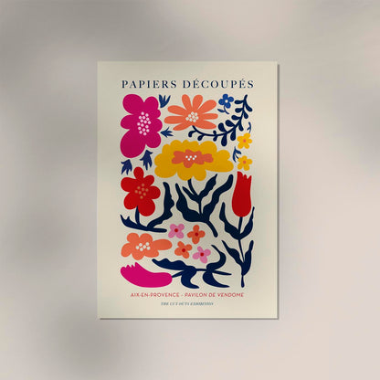 Flowers composition nr. 1 Papiers Decoupes Art Poster