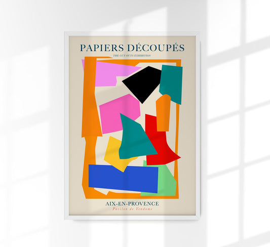The Cut outs Papiers Decoupes Art Poster