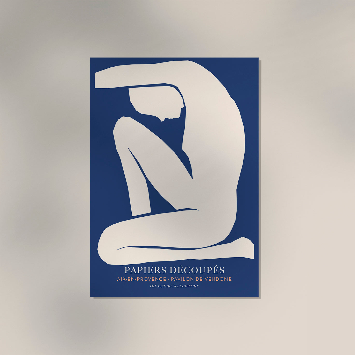 Woman cut-out Papiers Decoupes Art Poster