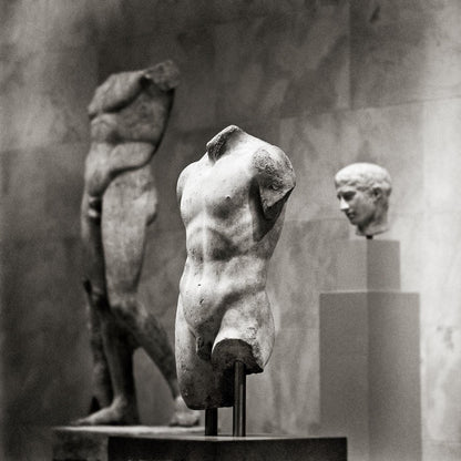 Marble torso of a youth