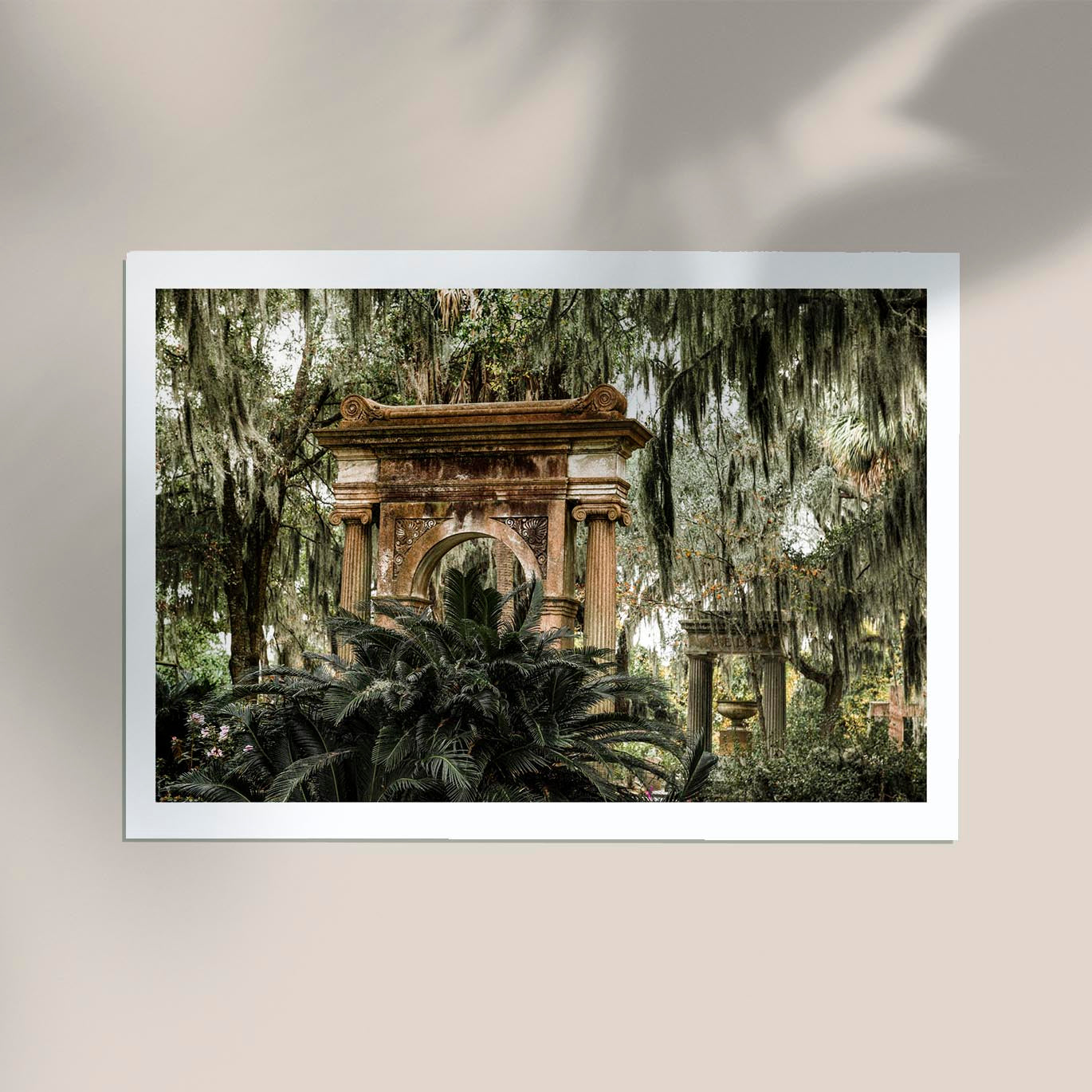 oak trees  in Spanish historic Bonaventure Cemetery by Carol M. Highsmith