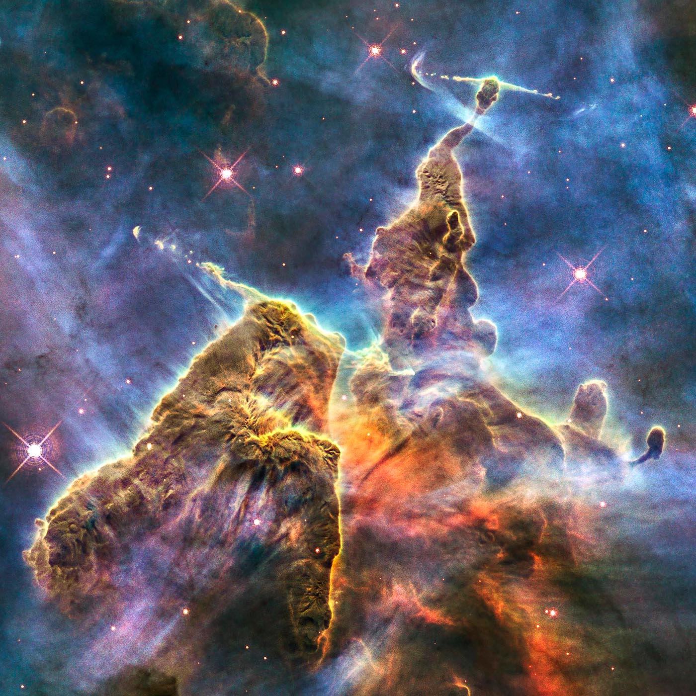 Image of a nebula taken using a NASA telescope by NASA