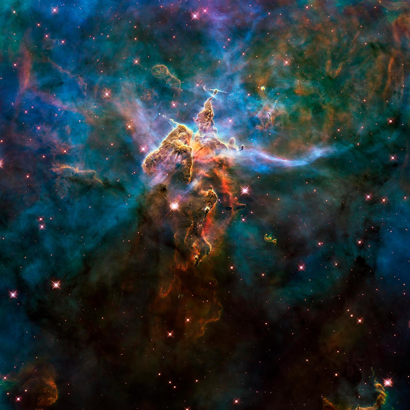 Image of a nebula taken using a NASA telescope by NASA