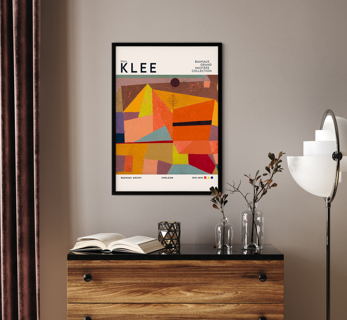 Paul Klee Joyful Mountain Art Exhibition Poster