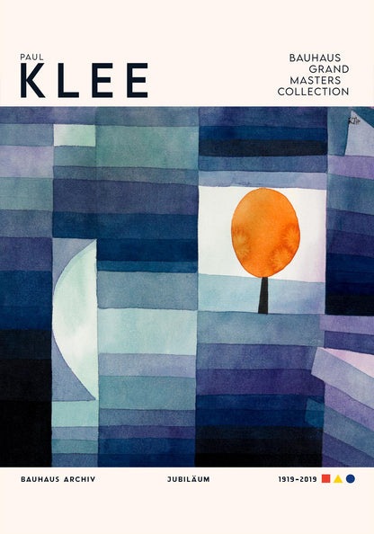 Paul Klee The Harbinger of Autumn Art Exhibition Poster