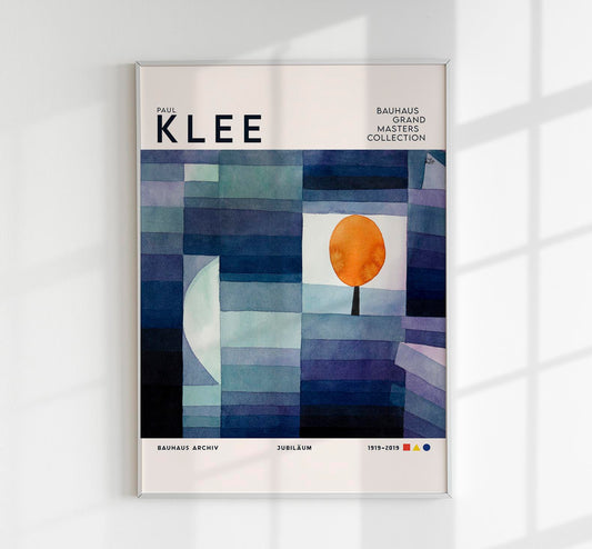 Paul Klee The Harbinger of Autumn Art Exhibition Poster