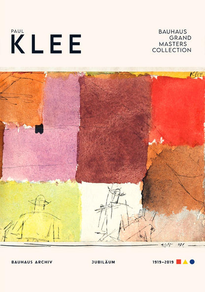 Paul Klee Composition with Figures Art Exhibition Poster