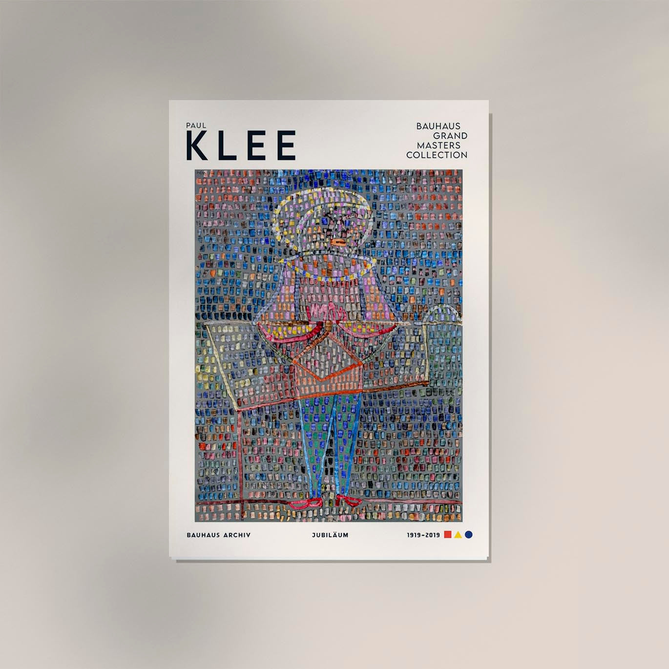 Paul Klee Boy in Fancy Dress Art Exhibition Poster