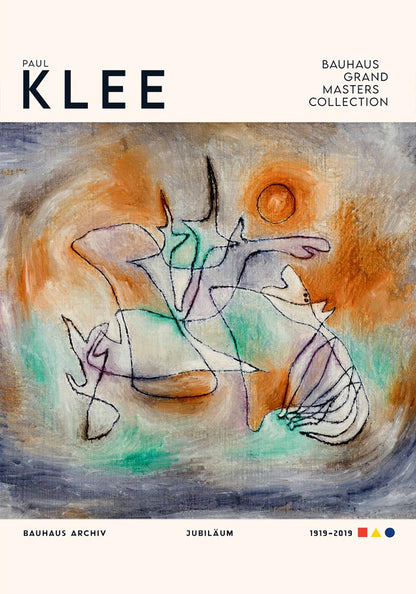 Paul Klee Howling Dog Art Exhibition Poster