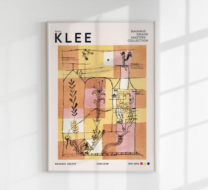 Paul Klee In the Spirit of Hoffmann Art Exhibition Poster