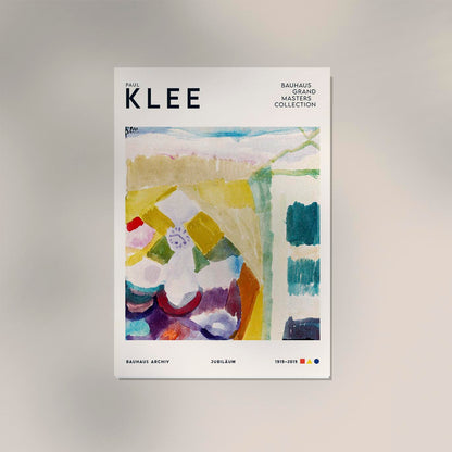 Paul Klee Interior with the Clock Art Exhibition Poster