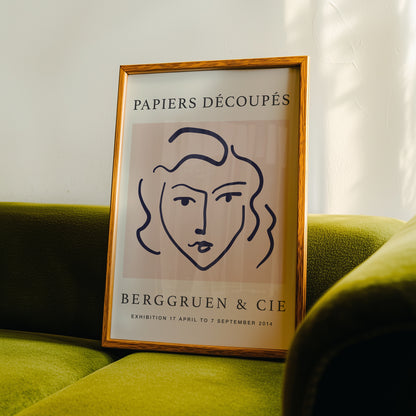 Contour No. 1 Papiers Decoupes Art Poster