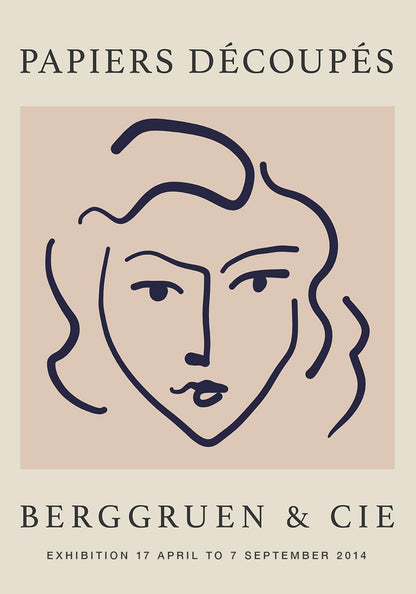 Contour No. 1 Papiers Decoupes Art Poster