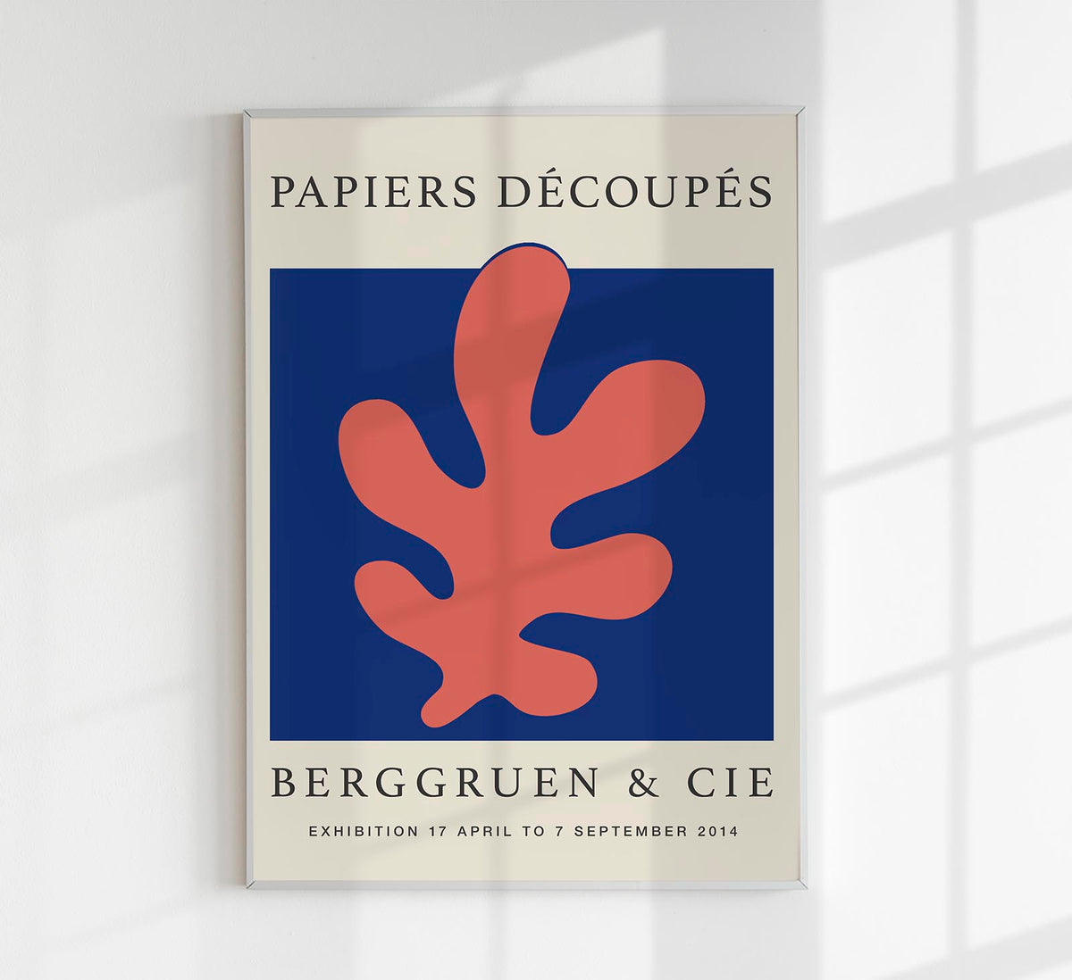 Coral Cut-Out Papiers Decoupes Art Poster