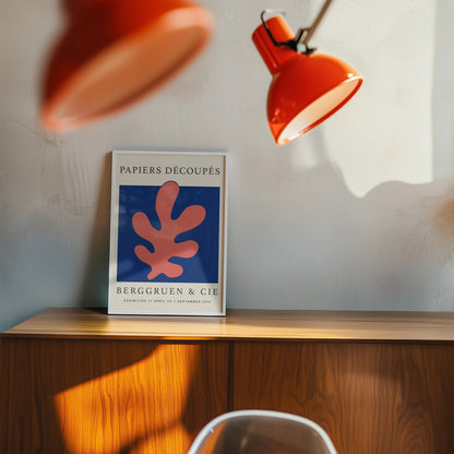 Coral Cut-Out Papiers Decoupes Art Poster