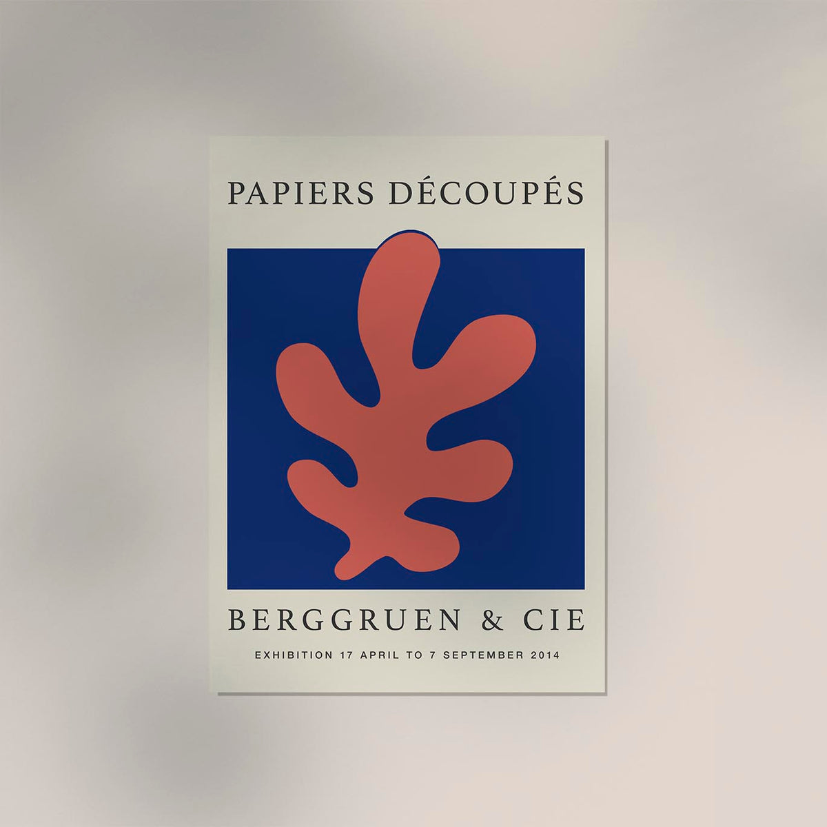 Coral Cut-Out Papiers Decoupes Art Poster