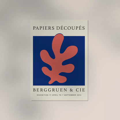 Coral Cut-Out Papiers Decoupes Art Poster