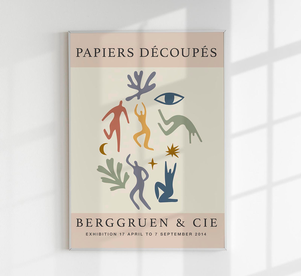 Figures & Forms Papiers Decoupes Art Poster