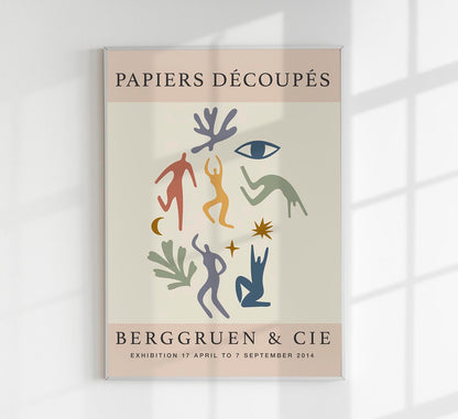 Figures & Forms Papiers Decoupes Art Poster