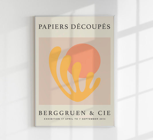 Golden Kelp Papiers Decoupes Art Poster