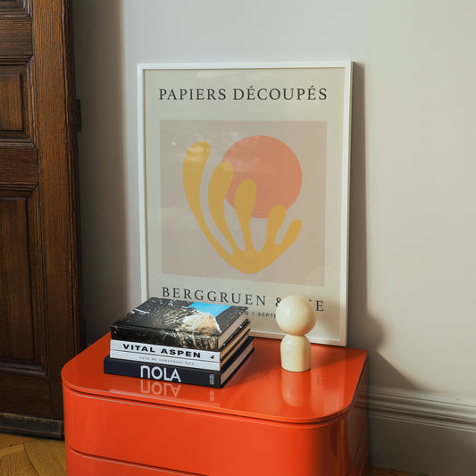 Golden Kelp Papiers Decoupes Art Poster