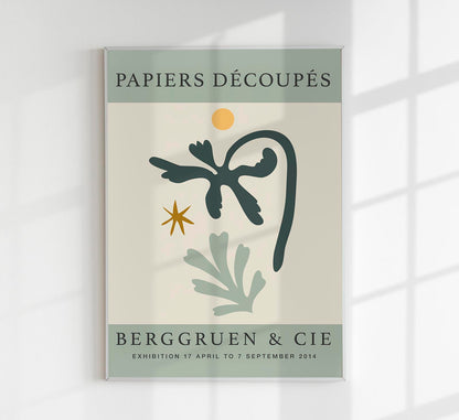 Wild Forms Papiers Decoupes Art Poster