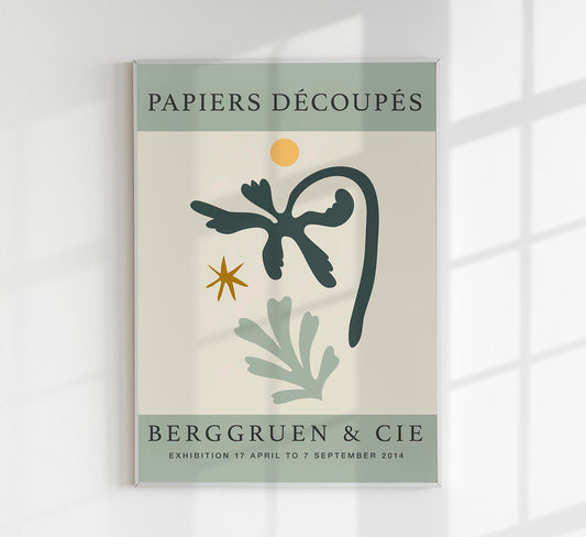 Wild Forms Papiers Decoupes Art Poster