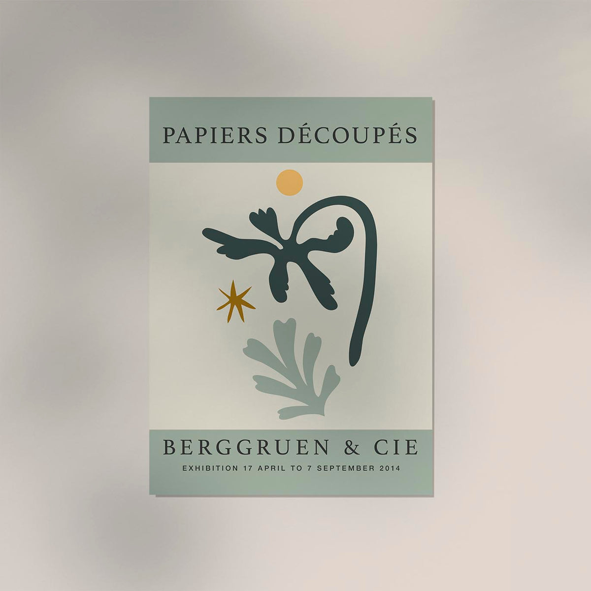 Wild Forms Papiers Decoupes Art Poster