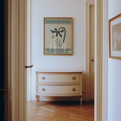 Wild Forms Papiers Decoupes Art Poster