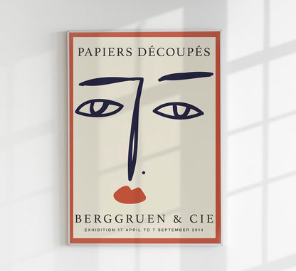 The Gaze Papiers Decoupes Art Poster