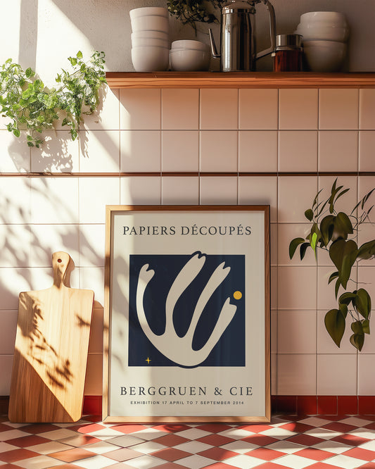 Midnight Cut-Out Papiers Decoupes Art Poster