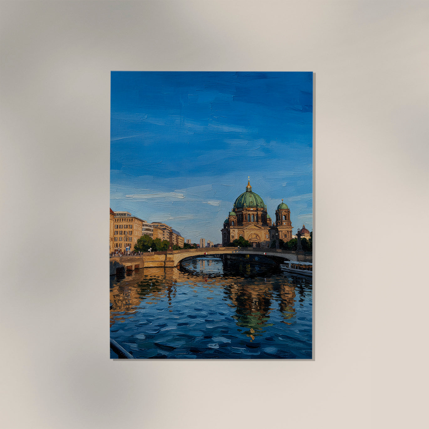 Museum Island in a sunny day Art Poster