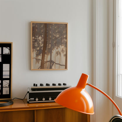 Shadow on the window Art Poster