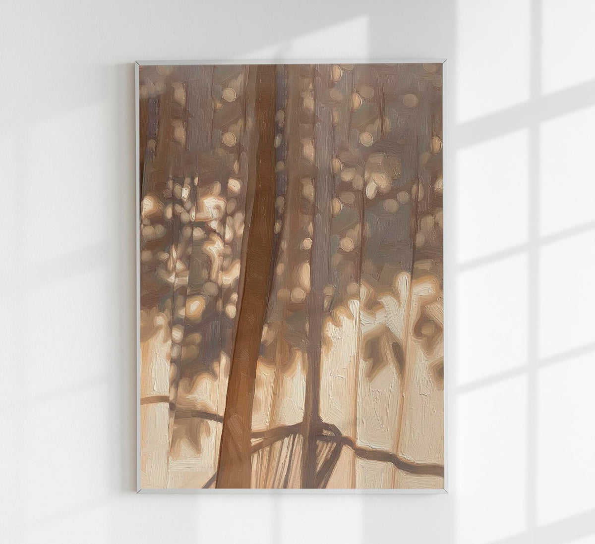 Shadow on the window Art Poster