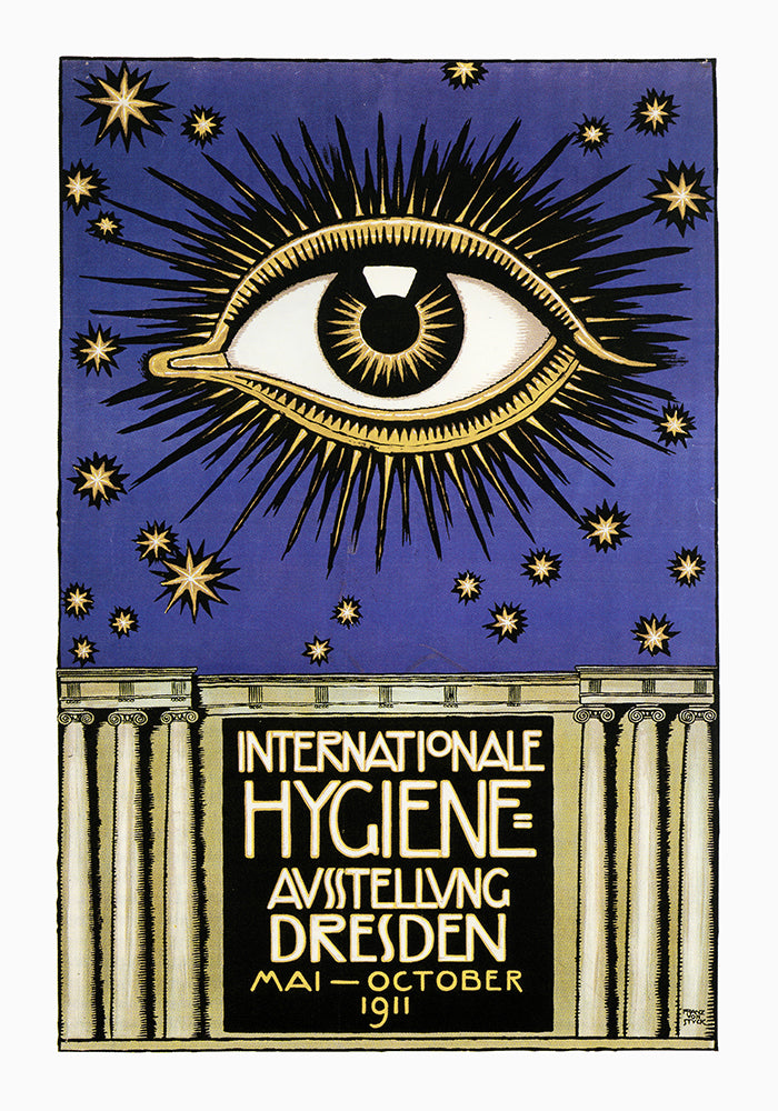 The Big Eye - Dresdner International Hygiene Poster