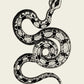 Antique Snake Poster