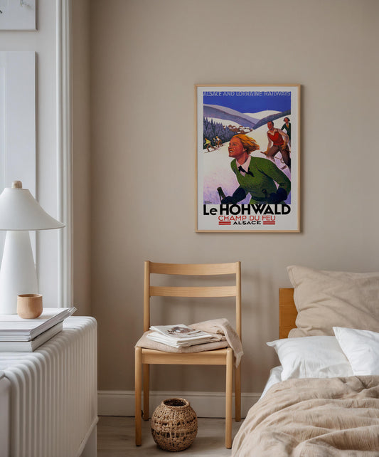 Le Hohwald – Champ du Feu by Roger Broders – Vintage Travel Poster