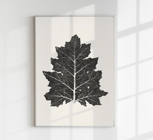 Antique Leaf Poster