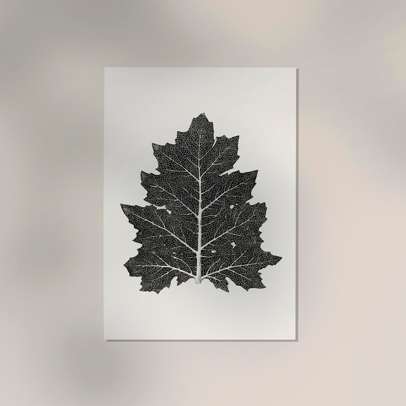 Antique Leaf Poster