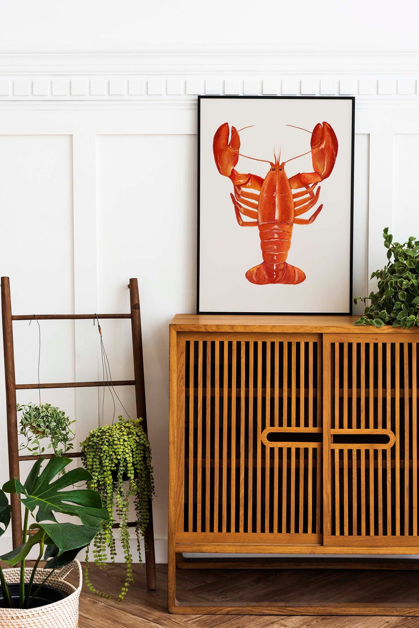 The Red Lobster Antique Print