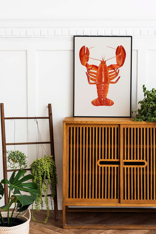 The Red Lobster Antique Print