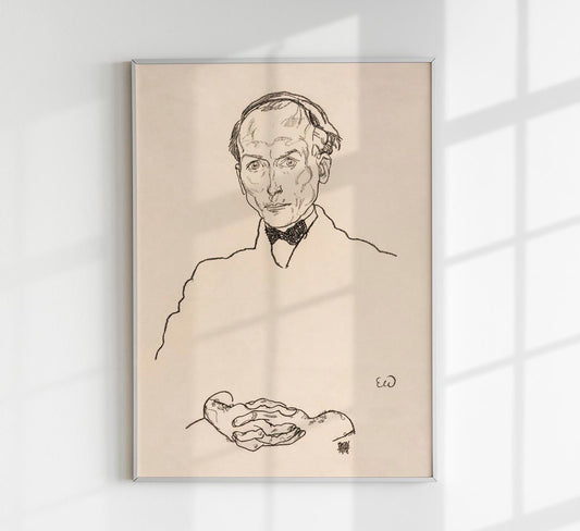 Dr Ernst Wagner by Egon Schiele