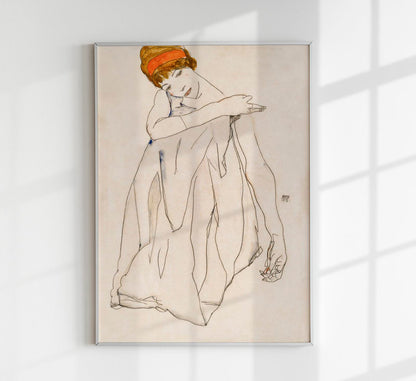 Dancer by Egon Schiele