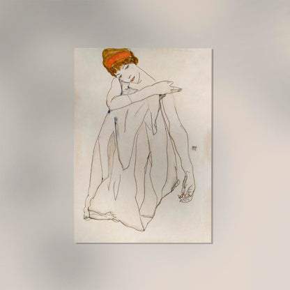 Dancer by Egon Schiele